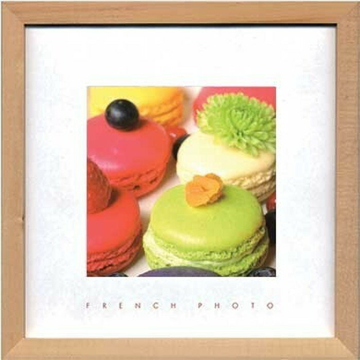 アートフレーム フレンチフォトグラフィ French Photography Macarons 220x220x20mm ZFP-51896 bic-7093198s1 アートパネル アートボード 壁紙 装飾フィルム 送料無料 北欧 モダン 家具 インテリア ナチュラル テイスト 新生活 オススメ おしゃれ 後払い