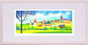 アートフレーム はり たつお フリッツラーの見張り塔 S 418x218x25mm ZTH-61692 bic-7193911s1 アートパネル アートボード 壁紙 装飾フィルム 送料無料 北欧 モダン 家具 インテリア ナチュラル テイスト 新生活 オススメ おしゃれ 後払い