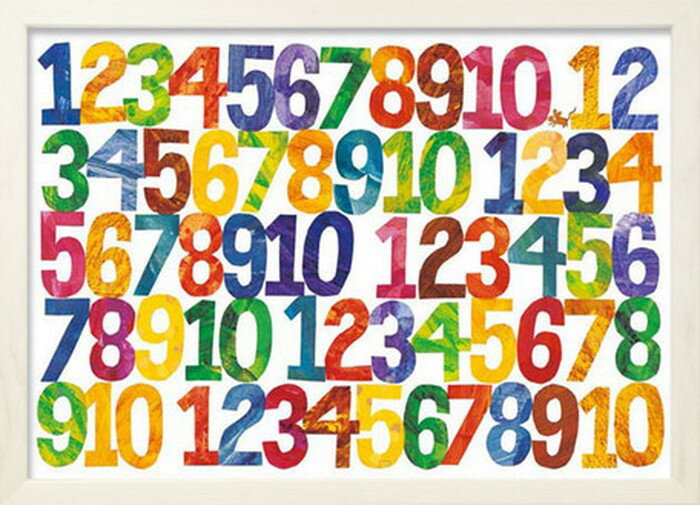 ȥե졼 å ۥ磻ȥե졼 Eric Carle Numbers 387x280x17mm ZEC-53015 bi...