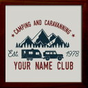 サインフレーム SIGN FRAME CAMP Camping and Caravanning ZSF-53032 bic-7910528s1 アートパネル ア...