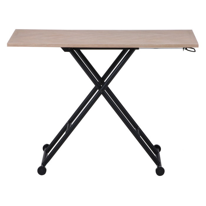 昇降テーブル シルビア ホワイト 1000×550×120 fj-19244 サイドテーブル オフィスデスク テーブル オフィス家具 送料無料 北欧 モダン 家具 インテリア ナチュラル テイスト 新生活 オススメ おしゃれ 後払い [3]