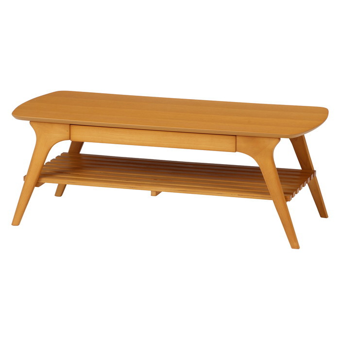 引出シ付センターテーブル NA ナチュラル 1100×500×400 fj-98071 センターテーブル ローテーブル テーブル 送料無料 北欧 モダン 家具 インテリア ナチュラル テイスト 新生活 オススメ おしゃれ 後払い