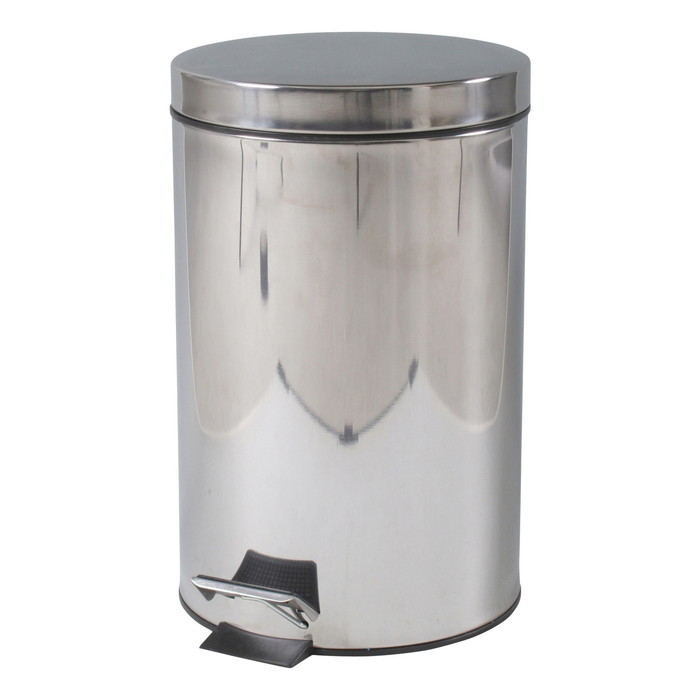 ステンレス ごみ箱 ゴミ箱 ダストボックス ラウンドペダルペール 12L 250×310×395 fj-78832 ゴミ箱 送料無料 北欧 モダン 家具 インテリア ナチュラル テイスト 新生活 オススメ おしゃれ 後払い