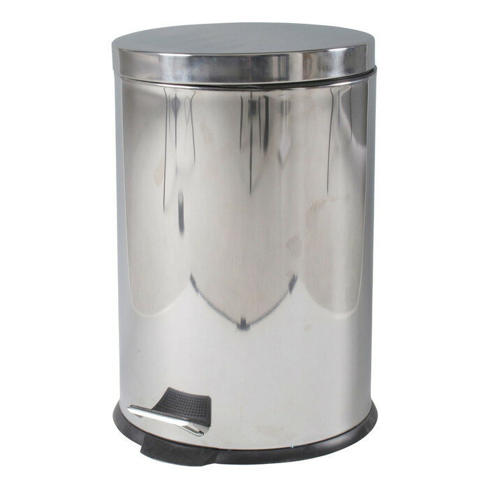 ステンレス ごみ箱 ゴミ箱 ダストボックス ラウンドペダルペール 20L 310×360×445 fj-78833 ゴミ箱 送料無料 北欧 モダン 家具 インテリア ナチュラル テイスト 新生活 オススメ おしゃれ 後払い