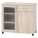 キッチン収納キャビネット 90×40 アンティークホワイト 900×398×840 fj-99903 キャビネット コンソール 収納 家具 送料無料 北欧 モダ...