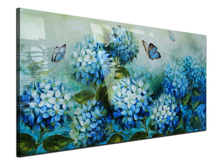 バーニッシュ ウォール アート BURNISH WALL ART BLUE FLOWER BUTTERFLY BWA-020 kar-7859643s1 送料無料 北欧 モダン 家具 インテリア ナチュラル テイスト 新生活 オススメ おしゃれ 後払い 雑貨