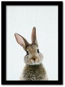 Animal Children series Rabbit ウサギ CB 1001BK フレームカラー:ブラック サイズ:A4 店舗 カフェ ラウンジ ロビー ホテル 法人 kar-8238762s4 アートパネル アートボード 壁紙 装飾フィルム 送料無料 北欧 モダン 家具 インテリア ナチュラル テイスト 新生活 オ