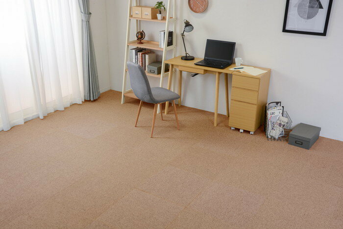 タイルカーペット 虫・カビnot ベージュ 約50×50cm 240620304 hgi-7229700s1送料無料 北欧 モダン 家具 インテリア ナチュラル テイスト 新生活 オススメ おしゃれ 後払い マット 絨毯 ラグ カーペット リビング