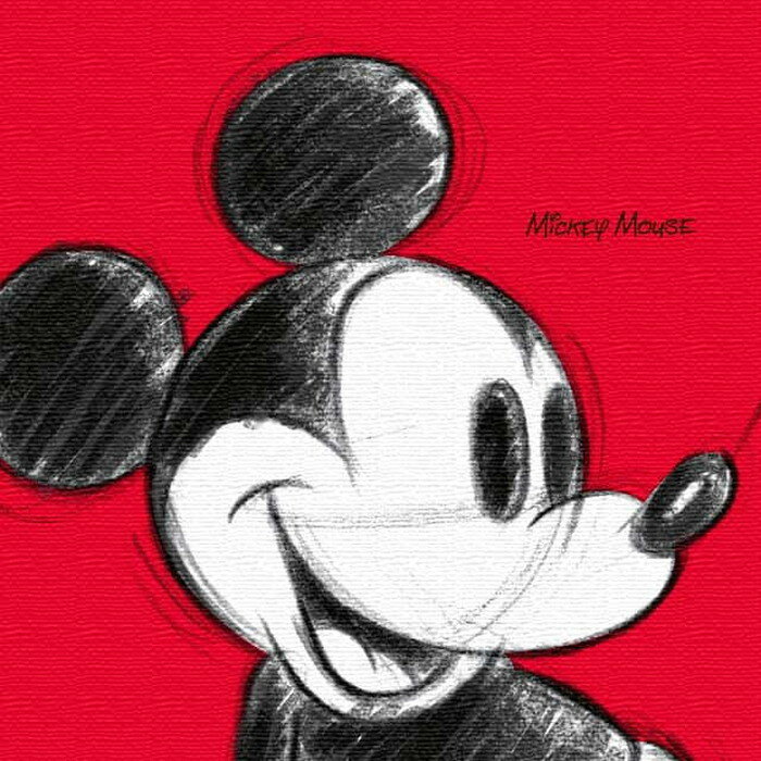 ミッキー ディズニー Mickey Mouse Mサイズ 30cm×30cm アートパネル ファブリックパネル アートボード インテリアパネル 壁掛け 日本製 ラッピング付き lib-dsn-0011-m アートパネル アートボード 壁紙 装飾フィルム 送料無料 北欧 モダン 家具 インテリア ナチュラ