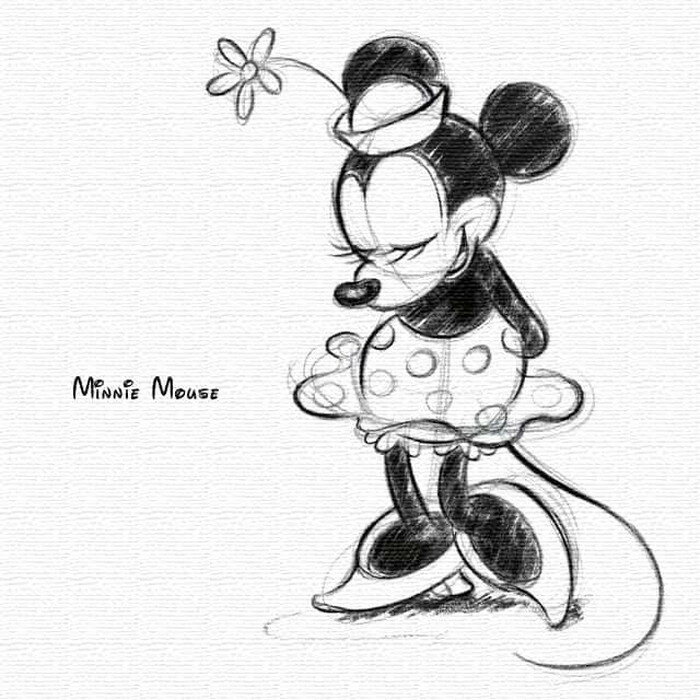 ミニー ディズニー Minnie Mouse Mサイ