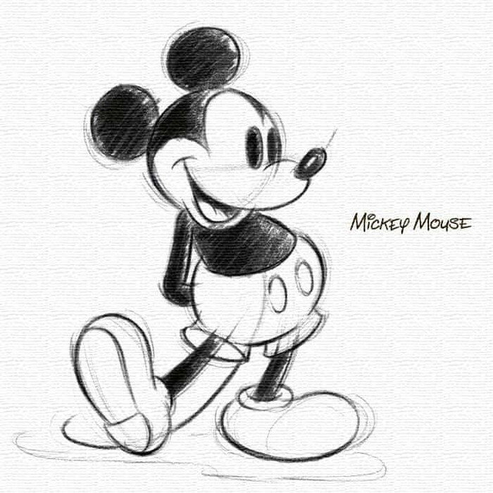 ミッキー ディズニー Mickey Mouse Mサ