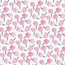 北欧テイスト 花 pat-1702-009 XLサイズ 100cm×100cm アートパネル ファブリックパネル アートボード 壁掛け 日本製 ラッピング付き ...
