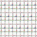 北欧テイスト pat-1702-022 XLサイズ 100cm×100cm アートパネル ファブリックパネル アートボード 壁掛け 日本製 ラッピング付き 店舗...