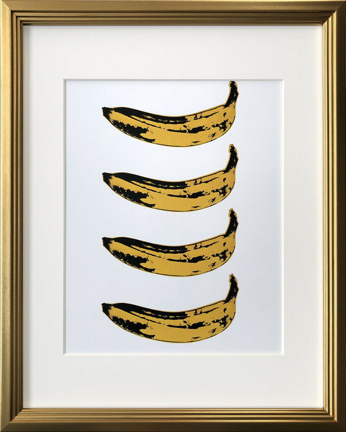 アートフレーム アンディ・ウォーホル Andy Warhol Banana 1966 x4 IAW-62097 bic-9155666s1 アートパネル アートボード 壁紙 装飾フィルム 送料無料 北欧 モダン 家具 インテリア ナチュラル テイスト 新生活 オススメ おしゃれ 後払い