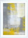 キャンバスアート Abstract Art Grey and Yellow IAA-52930 bic-9686483s1 アートパネル アートボード 壁紙 装...