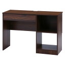家具・インテリアのジェンコで買える「EZBO 工具不要片袖デスク MBR ミディアムブラウン 1100 ×400 ×745 fj-99395 文机 デスク 送料無料 北欧 モダン 家具 インテリア ナチュラル テイスト 新生活 オススメ おしゃれ 後払い」の画像です。価格は10,868円になります。
