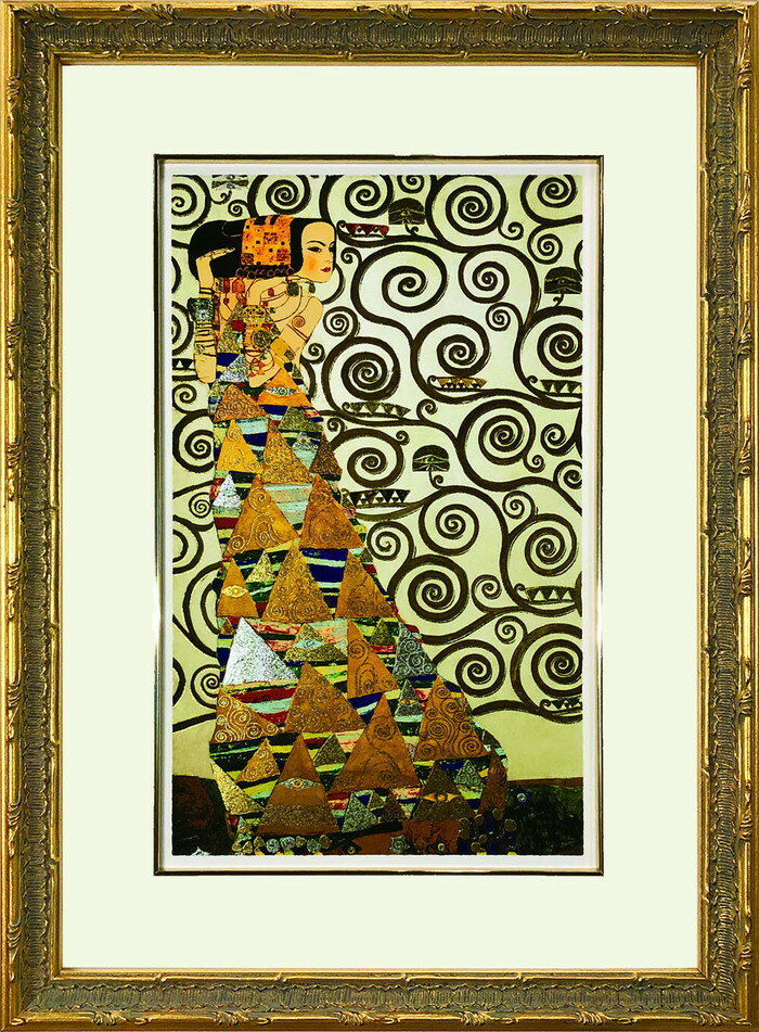 グスタフ クリムト Gustav Klimt Expectation 期待 321x436x30mm GGK-62473 bic-10859784s1 アートパネル アートボード 壁紙 装飾フィルム 送料無料 北欧 モダン 家具 インテリア ナチュラル テイスト 新生活 オススメ おしゃれ 後払い