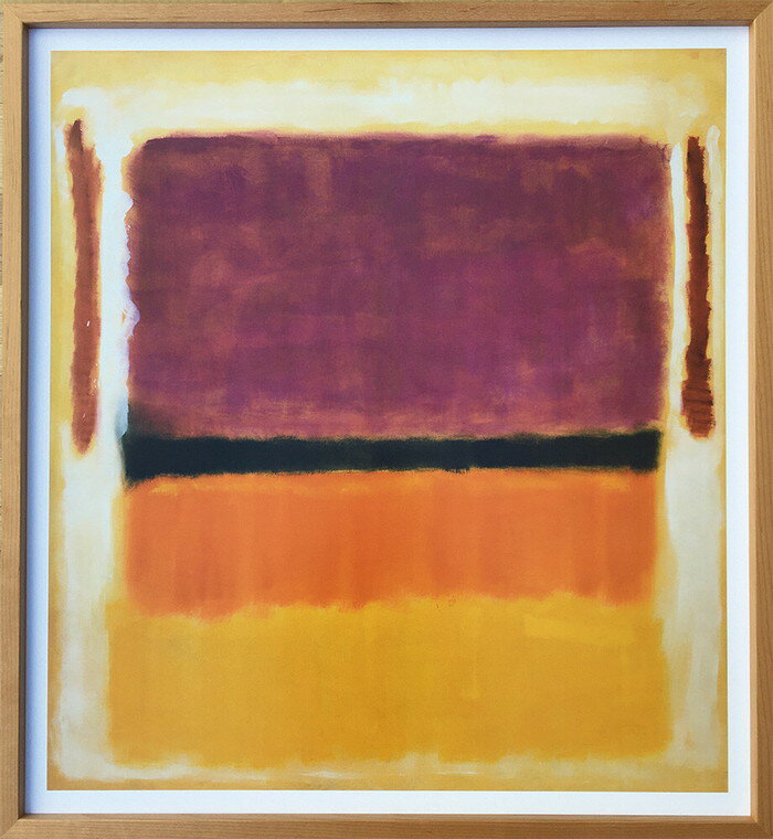 ޡ  Mark Rothko UNTITLED VIOLET BLACK ORANGE YELLOW ON WHITE AND RED 1949 743x804x30mm IMR-62278 bic-9904862s1 ȥѥͥ ȥܡ ɻ ե ̲  ȶ ...