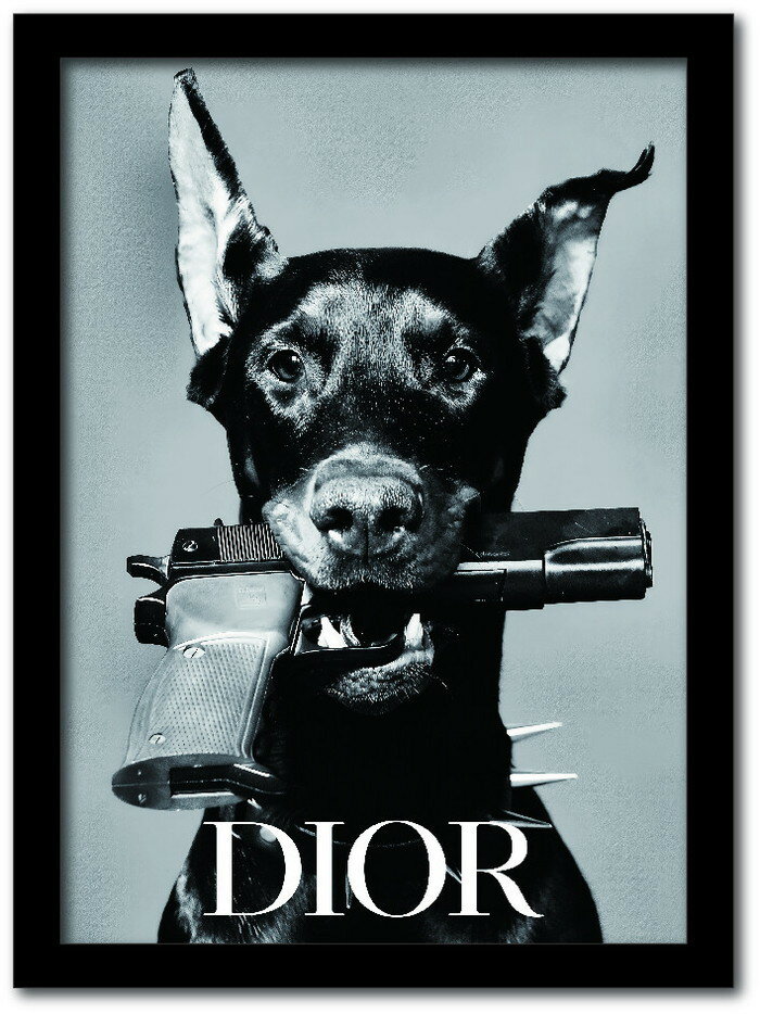 【スーパーセール対象商品】ディオール DIOR Fashion Photography series2 FS-2009BK-A3 フレームカラー：ブラック サイズ：A3 kar-10130557s5 アートパネル 北欧 モダン 家具 インテリア 新生…