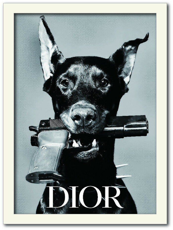 【スーパーセール対象商品】ディオール DIOR Fashion Photography series2 FS-2009WH-A3 フレームカラー：ホワイト サイズ：A3 kar-10130557s6 アートパネル 北欧 モダン 家具 インテリア 新生…