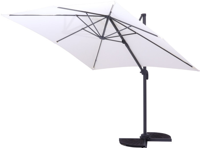 ハンギングパラソル 90段調整 IV アイボリー 2450×3060×2430 fj-38163 パラソル本体 パラソル ガーデンファニチャー エクステリア ガ...