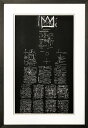 バスキア Jean-Michel Basquiat Tuxedo 1982-3 440x645x32mm 440x645x32mm IJB-62492 アート ...
