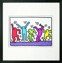 キース・ヘリング Keith Haring Untitled dance 425x425x32mm 425x425x32mm IKH-62515 店舗 カフェ ...