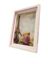 額縁 マカロンフレーム Macaron frame Pink A4 B5サイズマット付 233x320x25mm ピンク A4 B5サイズマット付 233x32...