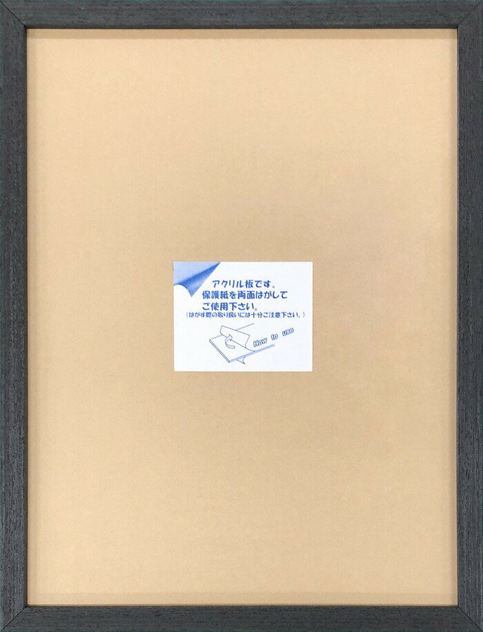 額縁 デッサンサイズ ヌーベルフレーム ブラック Novel Frame Black 八ツ A入 263x324x32mm 263x324x32mm FNV-6...