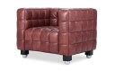 ヨーゼフ・ホフマン クーブス ソファ 1P KUBUS Sofa 1P セミアニリンレザー 本革 3年保証付 inv-8014ba-semi ソファ ソファ ソ...