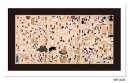 【スーパーセール対象商品】和楽シリーズ 浮世絵 歌川 国芳 其のまま地口 猫飼好五十三疋 WR-3036 フレームカラー ホワイト マットカラー ブラック W7...