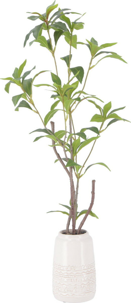 フェイクグリーン ギンモクセイ セラミックポット グリーン 幅260×奥行350×高さ660mm fj-41133 人工観葉植物 造花 人工観葉植物 花 観葉植物 ガーデン DIY 送料無料 北欧 モダン 家具 インテリア ナチュラル テイスト 新生活 オススメ おしゃれ 後払い