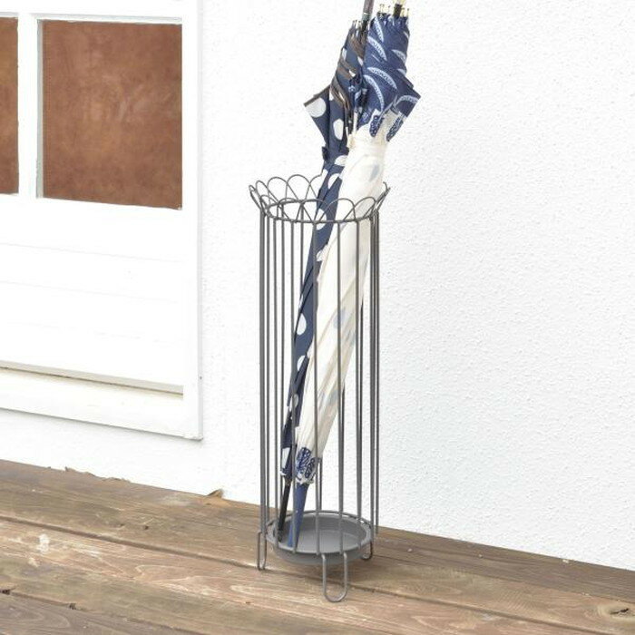 傘立て ブラウン アイボリー W16×D16×H47 azu-akb-407 あす楽 傘立て 玄関収納 収納 家具 送料無料 北欧 モダン 家具 インテリア ナチュラル テイスト 新生活 オススメ おしゃれ 後払い