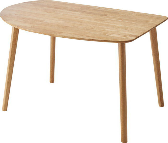 ダイニング テーブル ナチュラル W120×D80×H72 ダイニングテーブル 壁寄せ 壁付け 角丸 シンプル 北欧 木製 天然木 韓国インテリア ナチュラル おしゃれ azu-how-002 あす楽 ダイニングテーブル テーブル 送料無料 北欧 モダン 家具 インテリア ナチュラル テイス