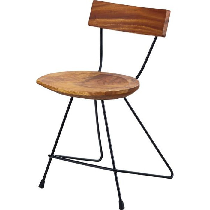 ジェラルド ウッドチェア ブラウン W42×D47.5×H70.5×SH45.5 azu-jw-108 あす楽 ラウンジチェア パーソナルチェア イス チェア 送料無料 北欧 モダン 家具 インテリア ナチュラル テイスト 新生活 オススメ おしゃれ 後払い