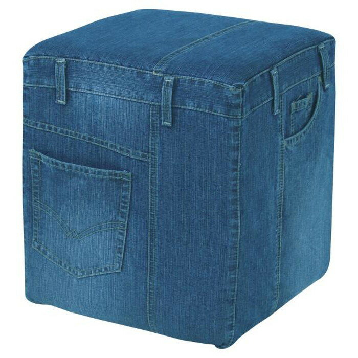 ジーンズスツール デニムブルー W35×D35×H41 azu-ns-503 あす楽 スツール 子供部屋用イス チェア 送料無料 北欧 モダン 家具 インテリア ナチュラル テイスト 新生活 オススメ おしゃれ 後払い