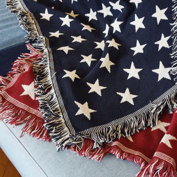 シートブランケット ブルー レッド 約W130×D150 azu-ttz-208 あす楽 毛布 ブランケット 寝具 送料無料 北欧 モダン 家具 インテリア ナチュラル テイスト 新生活 オススメ おしゃれ 後払い