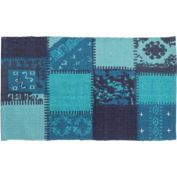 マット ベージュ ブルー グレー 約W45×D75 azu-ttr-130あす楽 当日発送 子供部屋用カーペット ラグ 北欧 モダン 家具 インテリア ナチュラル テイスト 新生活 オススメ おしゃれ [3]