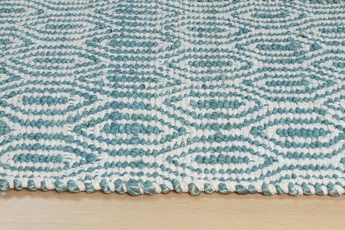 ラグ ハンドウーブン ジュート ラグ クラフト ライトブルー ナチュラル セージ 160x230cm rgm-r-krafto103-230 カーペット ラグ カーペット マット 北欧 モダン 家具 インテリア ナチュラル テイスト 新生活 オススメ おしゃれ auc-genco-11838817 家具・インテリアのジェンコ サンプル画像2