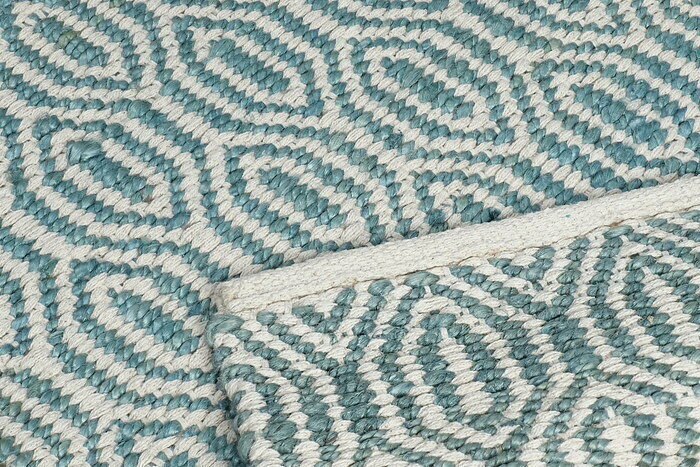 ラグ ハンドウーブン ジュート ラグ クラフト ライトブルー ナチュラル セージ 160x230cm rgm-r-krafto103-230 カーペット ラグ カーペット マット 北欧 モダン 家具 インテリア ナチュラル テイスト 新生活 オススメ おしゃれ auc-genco-11838817 家具・インテリアのジェンコ サンプル画像3