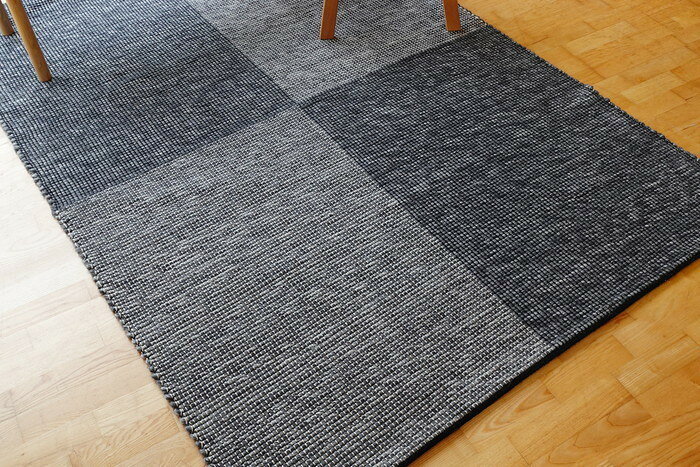 ハンドウィーブ ウール ラグ ALENO-101 グレー ベージュアイボリー 160x230cm rgm-r-aleno-230 カーペット ラグ カーペット マット 送料無料 北欧 モダン 家具 インテリア ナチュラル テイスト 新生活 オススメ おしゃれ 後払い [2]