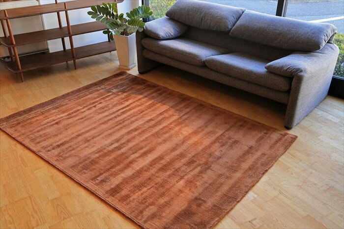 ハンドルーム コットン&ヴィスコース DYNASTY ANTIQUE ブラウン オレンジ 160x230cm rgm-r-dynastyantique-230 カーペット ラグ カーペット マット 送料無料 北欧 モダン 家具 インテリア ナチュラル テイスト 新生活 オススメ おしゃれ 後払い