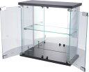 卓上ガラスコレクションケース BK G256-M BK ブラック 幅425×奥行200×高さ425mm fj-74073 コレクションケース コレクション ホビー 送料無料 北欧 モダン 家具 インテリア ナチュラル テイスト 新生活 オススメ おしゃれ 後払い