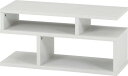 S字型テレビ台 TV台 80幅 オークWH H5143 オークホワイト 幅792×奥行295×高さ384mm fj-51489 テレビ台 ローボード 収納 家具...