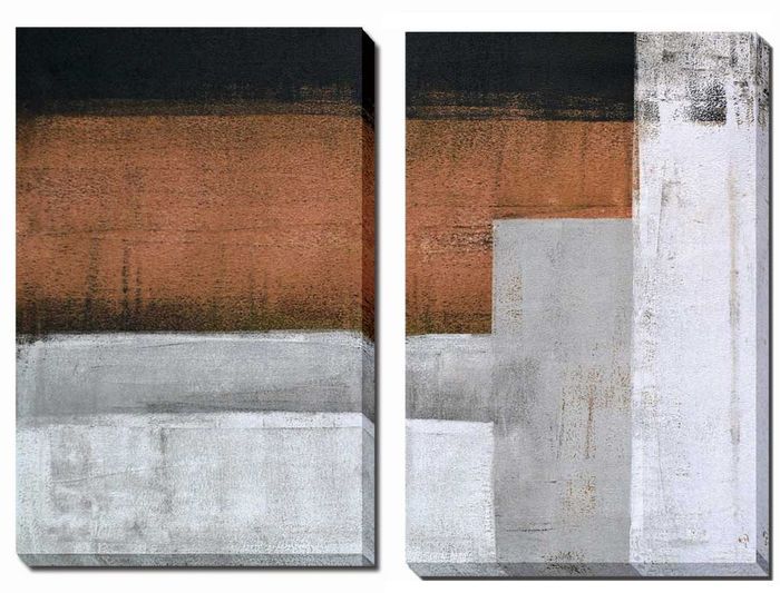 アート パネル Art Panel Acrylics and oils background(2枚セット） 500x750x40 2枚set snw-iap-52310..