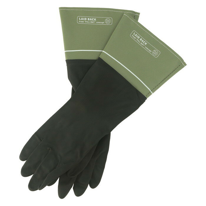 LBラテックスグローブ カーキ 幅170×奥行400×高さ10 fj-28112