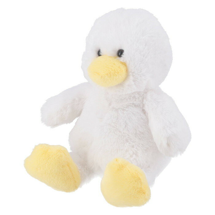 ぬいぐるみ あひる 25cm WH×YE 幅150×奥行180×高さ250 fj-18719 ぬいぐるみ ぬいぐるみ 人形 おもちゃ 送料無料 北欧 モダン 家具 インテリア ナチュラル テイスト 新生活 オススメ おしゃれ 後払い