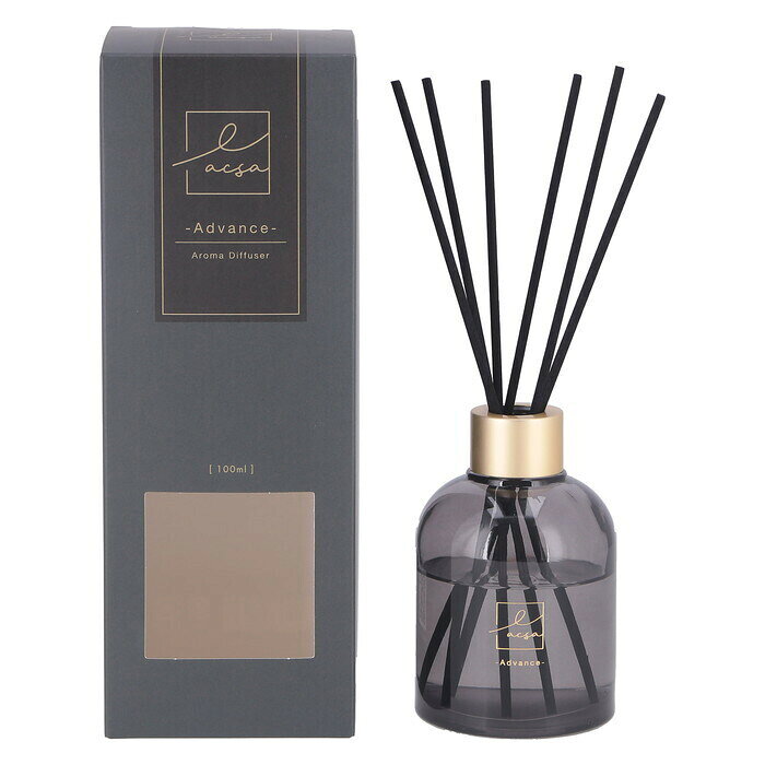 ディフューザー LACSA ラシサ Advance 100ml 完成品 W80×D80×H220mm 0.34kg fj-28065