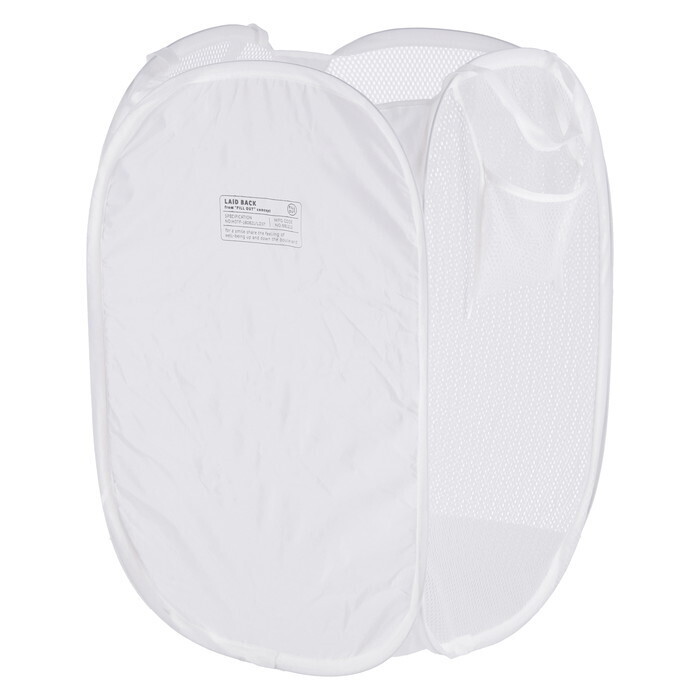 Rakuten - ランドリー LB ポップアップ スクエア ホワイト 完成品 W300×D300×H520mm 0.1kg fj-29260 ランドリー サニタリーチェスト 収納 家具 送料無料 北欧 モダン 家具 インテリア ナチュラル テイスト 新生活 オススメ おしゃれ 後払い