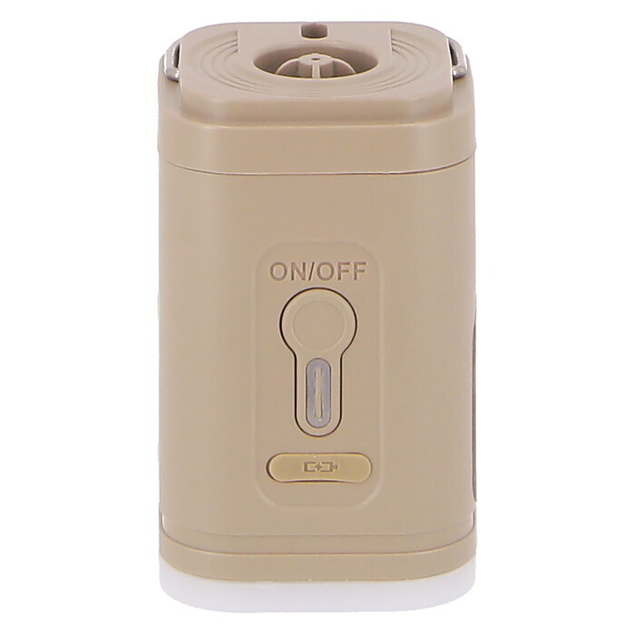 ミニエアポンプ電動式 ベージュ 完成品 W49×D49×H82mm 0.215kg fj-31159